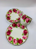 Royal Albert Old English Roses trio