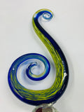 Koru Art Glass Display piece