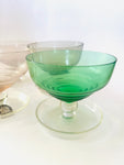 Hungarian Coloured Parfait Glasses