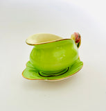Royal Winton Green Jug and Dish