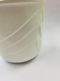 German ceramic wave design planter
