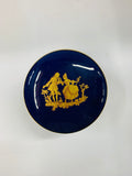 Limoges cobalt blue jewellery box