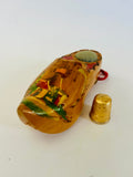 Novelty Clog Pin Cushion and Thimble Holder
