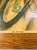 Gottfried Lindauer print of Haora Tipa Koinaki on Oak frame