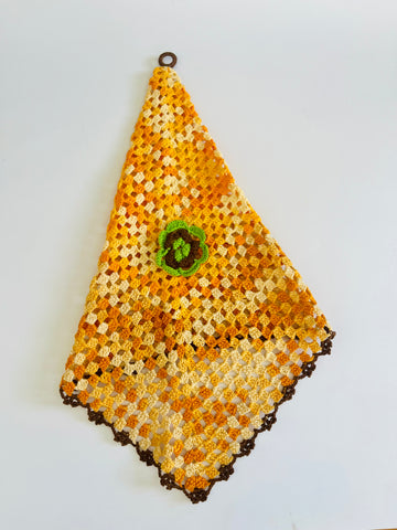 Orange Crochet Jug Cover