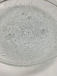 Iittala Tapio Wirkkala glass ice frosted large bowl