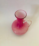 Mid Century Pink Glass vase
