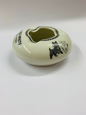 Black and White Scotch Whisky Ashtray