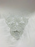 Set of 6 crystal whisky Tumblers
