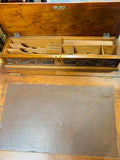 Victorian ornately carved Davenport desk