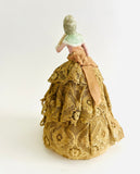 Vintage Porcelain Lady Pin Cushion