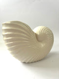 Stoke on Trent White Shell Vase
