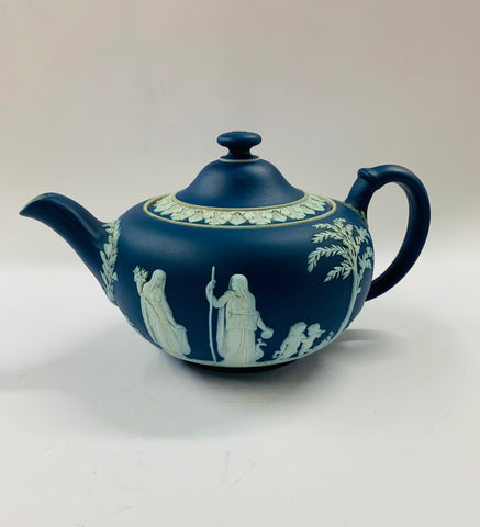 Dark blue large Wedgwood Teapot