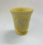 Rare mustard colour Wedgwood vase