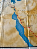 Linen Tea Towel of the Peninsula of Sinai