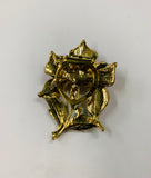 Vintage enamel floral scarf clip