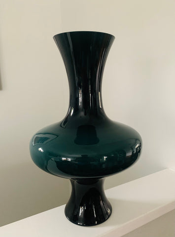 Large Midcentury Art glass atomic design vase