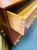 Retro Midcentury lowboy chest of drawers