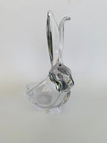 Vannes Le Chatel Crystal Large Bunny with one Ear down