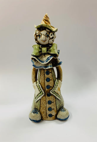 Creepy pottery clown