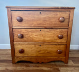 Rustic wooden vintage Chest of Drawers
