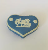 Wedgwood heart shaped jewellery box