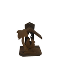 Vintage Handmade Wooden Nativity Set
