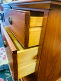Pair of solid wood bedside drawers
