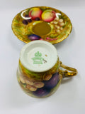 Aynsley Orchard gold cup and saucer