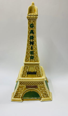Rare Garnier Eiffel Tower ceramic decanter