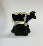 Antique cast iron Cow door stopper