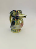 Vintage Iridescent kingfisher jug