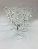 Set 6 Waterford Lismore wine glasses