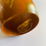 Maori Art Depot New Zealand Fantail wooden napkin ring