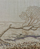 Vintage Pohutakawa Tree 3D Embroidery
