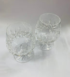 Pair of Waterford Crystal Lismore pattern Brandy balloons