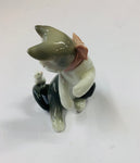 Lladro kitten with a mouse
