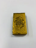 Victorian brass folding needle vase