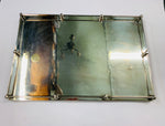 Large silver plated serving tray