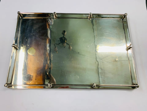 Large silver plated serving tray