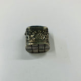 Sterling silver basket pin cushion