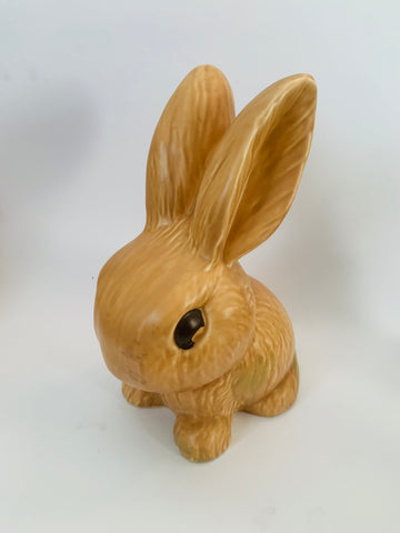 SylvaC Pottery Large Tan Bunny Rabbit