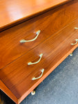 Retro Midcentury lowboy chest of drawers
