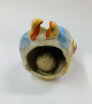 Antique ceramic bobble head oriental figurine