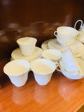Royal Doulton white dinner set