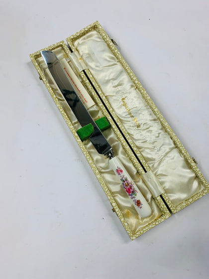 Royal Crown Derby posies bread knife