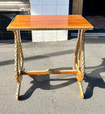 Harp Style Coffee Table with Guilded edges