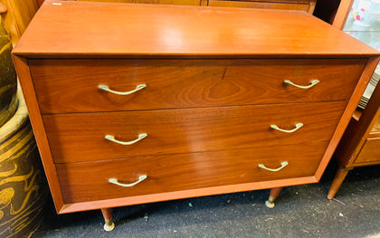 Retro Midcentury lowboy chest of drawers