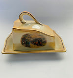 Grimwades coaching scene butter dish
