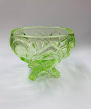 Art Deco Uranium Glass bowl
